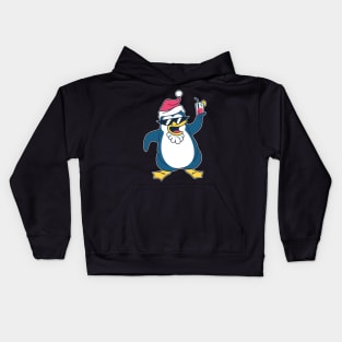 Christmas Penguin Kids Hoodie